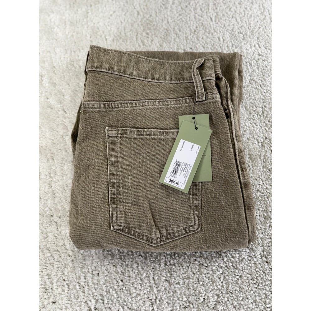 Goodfellow & Co Maverick Relaxed Fit Jeans 32x36 Beige Tan Total Flex Denim NEW